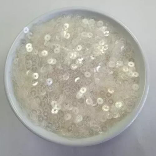 12g de sequins plat nacre  - 6mm