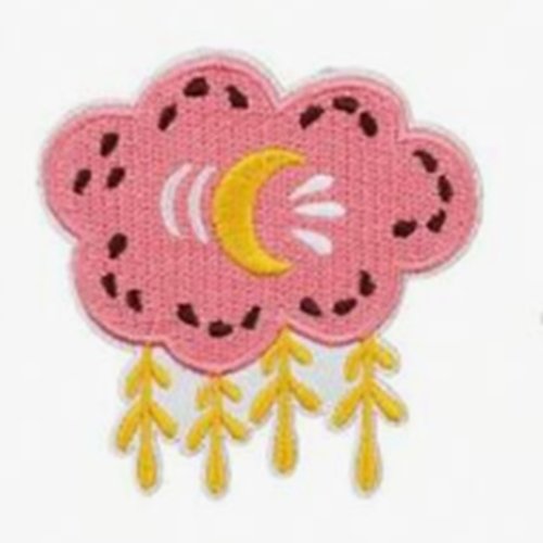 Patch "nuage-lune" rose