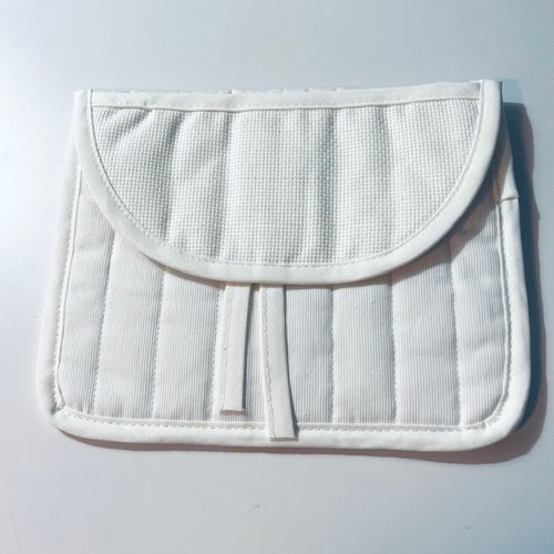 Pochette à broder - blanc