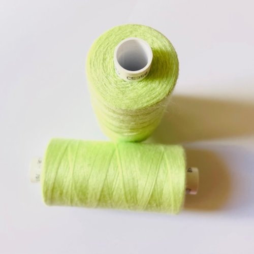 Fil à coudre vert lime - 1km