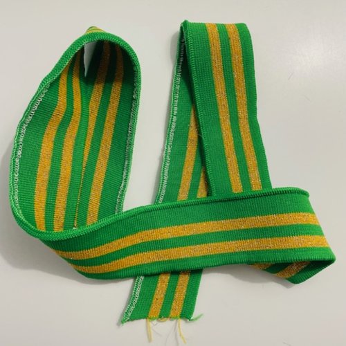 Bande de bord côte  vert et doré