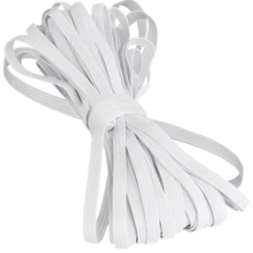 Ruban élastique blanc souple - 12mm