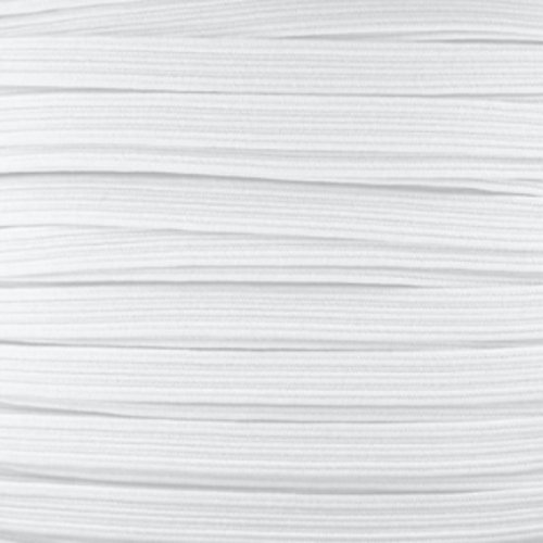 Ruban élastique blanc souple - 15mm