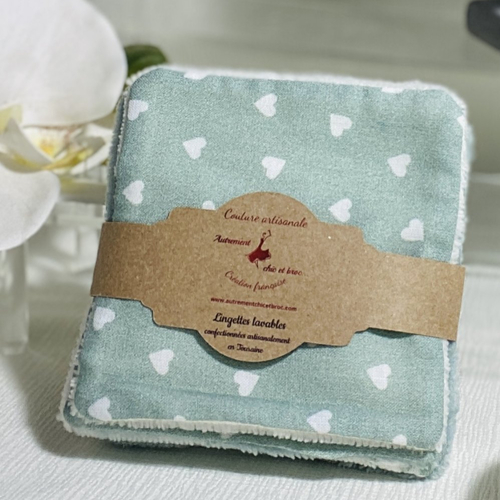 Lingettes lavables audrey