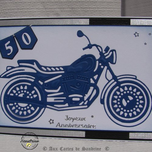 Carte Anniversaire Moto Un Grand Marche