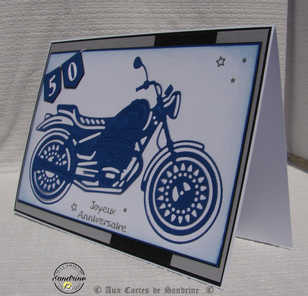 Carte Anniversaire Moto Un Grand Marche