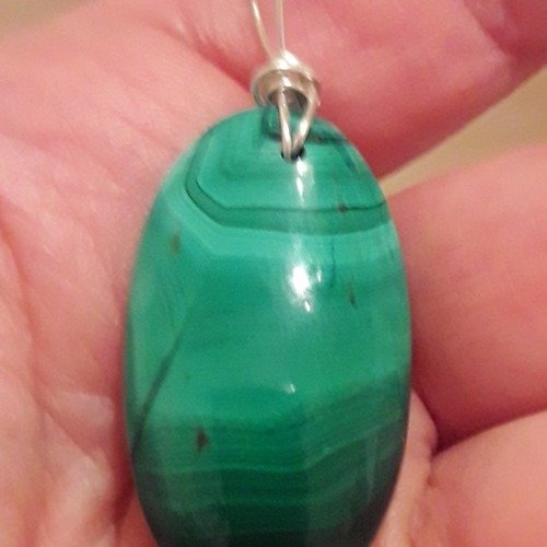 Malachite en pendentif