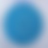 Napperon au crochet en coton bleu turquoise, 26 cm