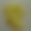 Fleurs lot de 10, appliques au crochet coton jaune pâle, 3.5 cm *60*