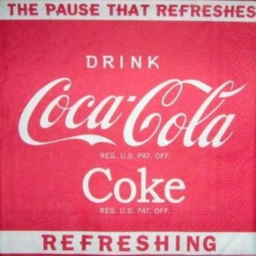 Serviette en papier drink coca-cola #al014u