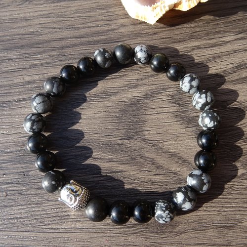 Bracelet Homme Perle Noir Un Grand Marche