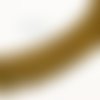 20 cm galon frange suédine marron clair pailleté pour création pompons 30 mm 