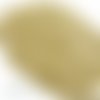 10 grammes de perles de rocaille couleur dorée 2x1.5 mm