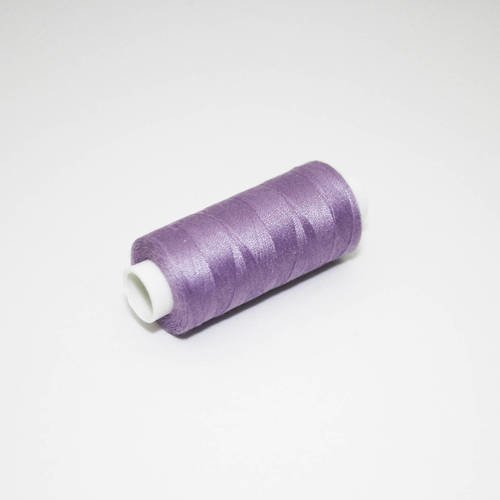 Bobine de fil à coudre 350 m violette, fil à coudre violet 100% polyester 