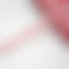 Galon croquet 6 mm serpentine blanc et rouge, 1 m 