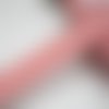 Biais rayures rouges et blanches 18 mm, plié, rayé marin 