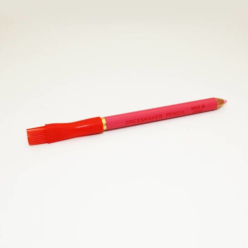 Crayon craie couture avec un pinceau à l’extrémité, rose 