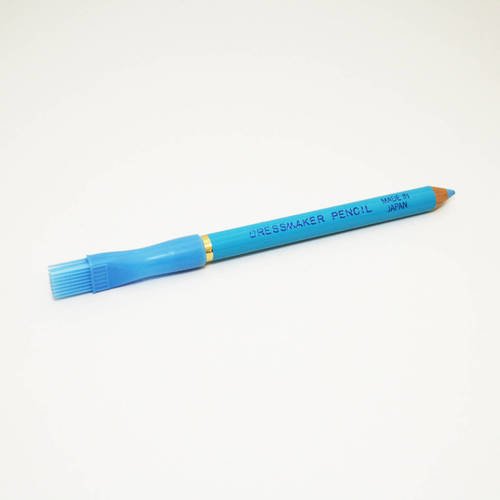 Crayon craie couture avec un pinceau à l’extrémité, bleu 