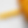 Galon pompon jaune orange 10 mm, 1 m, ruban à pompons, galon à petits pompons 