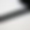 Galon dentelle élastique noir 16 mm, 1 m, ruban élastique dentelle