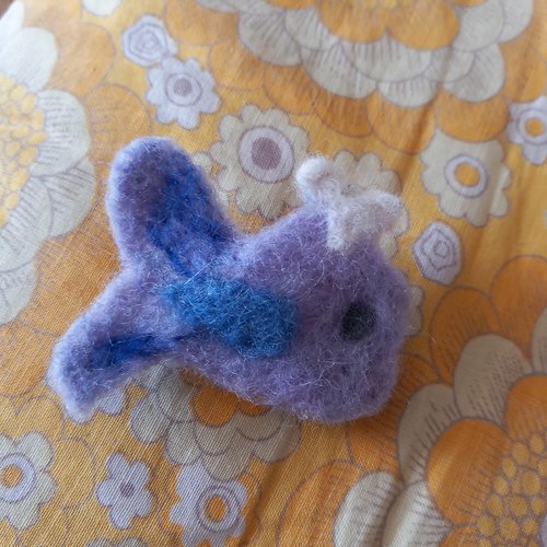 Barrette enfant baleine