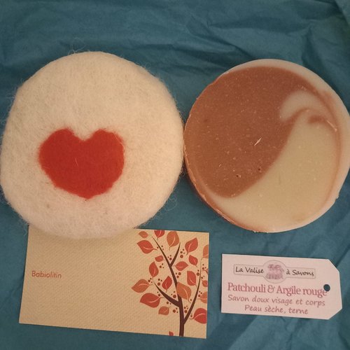 Duo de savon feutré