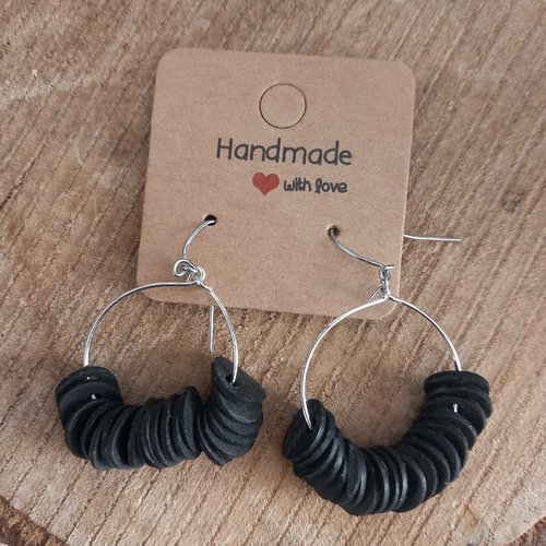 Boucles d'oreilles upcycling