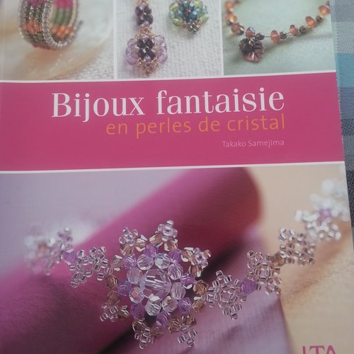 Livre " bijoux fantaisie en perles de cristal" - edition lta -