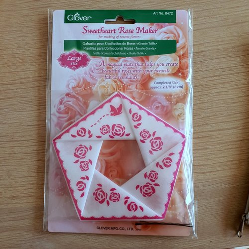 Gabarit pour confection de roses - taille l -