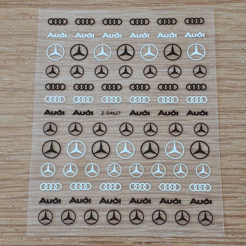 1 grande carte de stickers ongles nails art (491.4989)