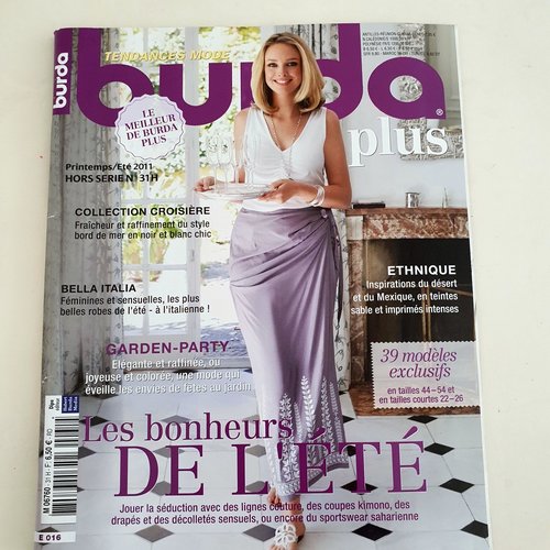 Magazine "vintage" burda plus - printemps / ete 2011 -