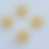 Bijoux d'ongles charms pour nail art en métal doré et perles (503.7172)