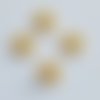 Bijoux d'ongles charms pour nail art en métal doré et mini perles nacrées (504.8771)