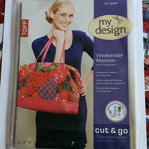 Patron my design pour confection d'un cabas grand modele + trousse.