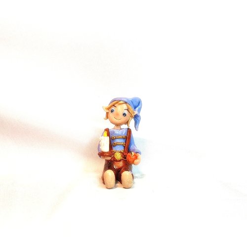 Lutin bougie, lutin fimo