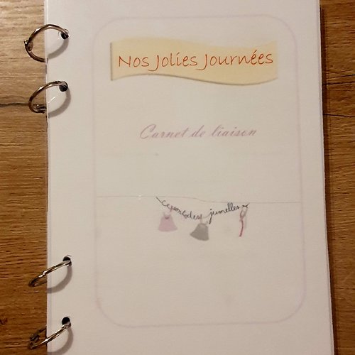 Carnet De Suivi Journalier Bebe D Allaitement Liaison Creche Transmission Nounou Jumelle Un Grand Marche