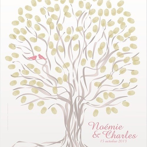 Arbre A Empreintes A Personnaliser Et A Imprimer Un Grand Marche