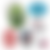 Parole de footballeur - 45 images pour cabochon ovale - page digitale pour cabochon et/ou badge