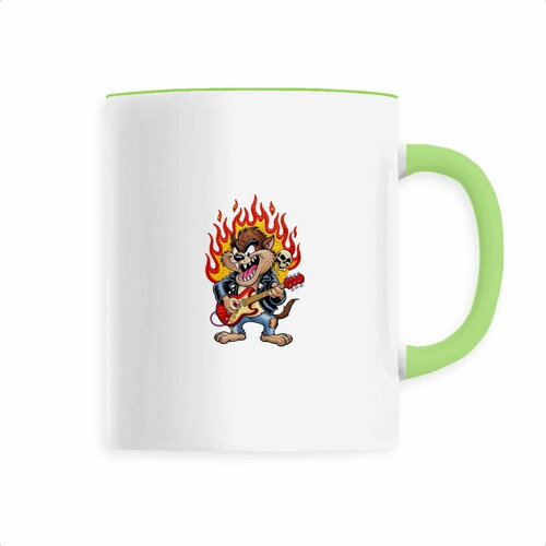 Mug effet broderie rock’n flame – 330 ml