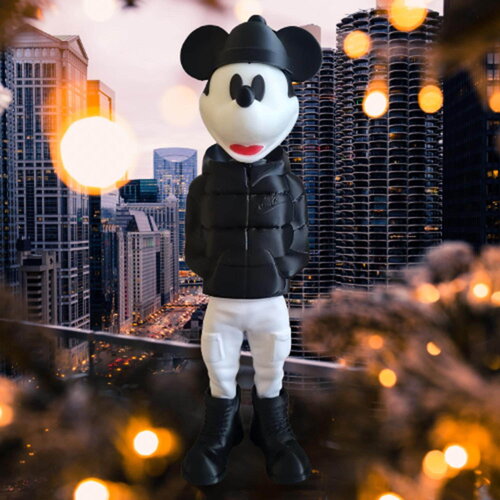 Figurine mickey streetwear – figurine imprimée en 3d, déco geek et pop culture urbaine