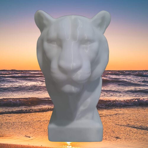 Buste tigre 3d • sculpture déco moderne • statue animale élégante • disponible en 15 cm et 24 cm • plusieurs couleurs