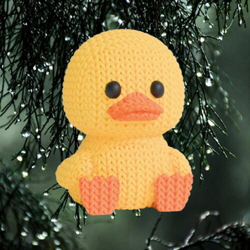 Figurine canard tricot 3d • sculpture artisanale mignonne • déco originale • 3 tailles et 14 couleurs
