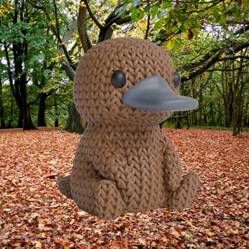 Figurine ornithorynque tricot 3d • sculpture artisanale rare • cadeau original • 3 tailles et 14 couleurs