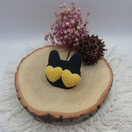 Puces d'oreilles cœur de velours