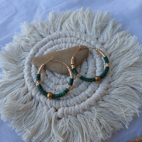 Créoles malachite