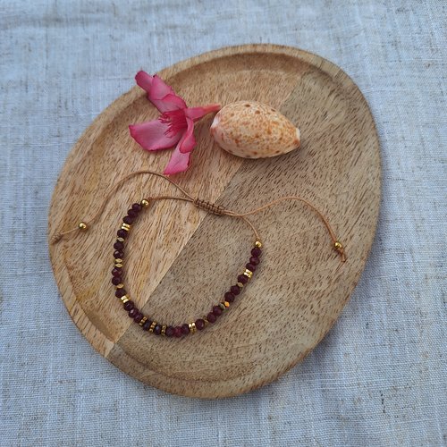 Bracelet grenat