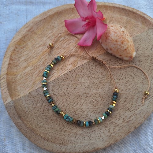 Bracelet turquoise africaine