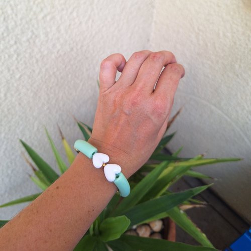 Bracelet éclat de cœur bianca