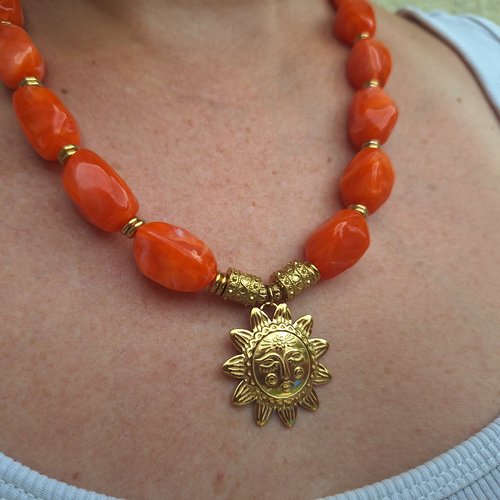 Collier héritage – soleil