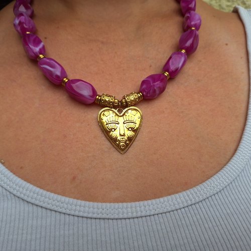 Collier héritage – cœur sacré
